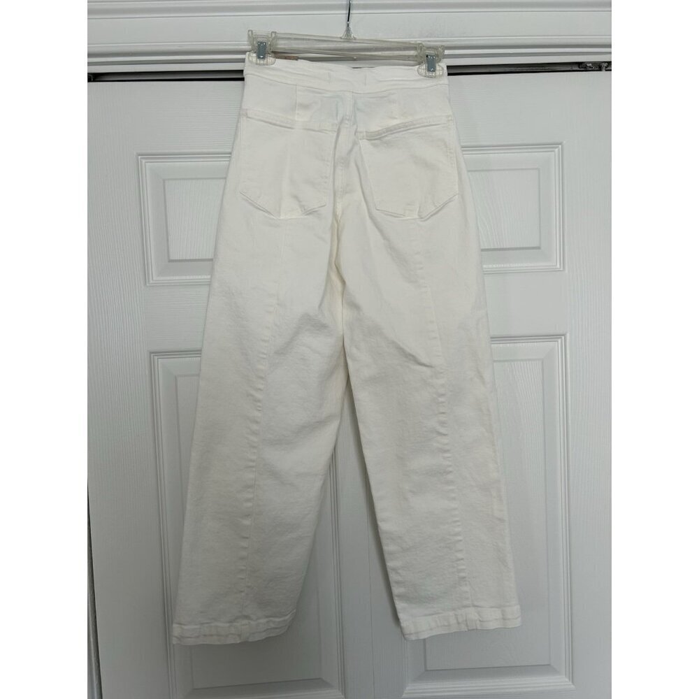 Madewell Emmett Wide-Leg Crop Jean High Rise Welt Pocket Vintage Canvas Size 23 - Picture 9 of 16